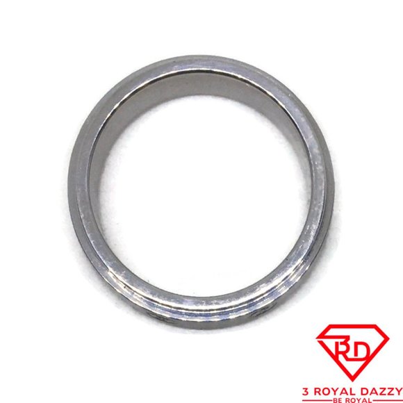 Yin yang Spinner Smooth Stainless Steel Ring S8 - Picture 4 of 4